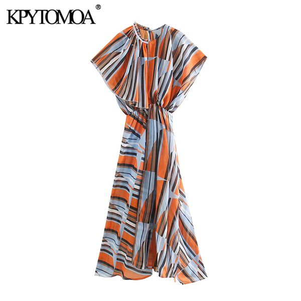 women chic fashion color striped chiffon maxi dress vintage elastic waist asymmetric side vents female dresses 210416, Black;gray
women chic fashion color striped chiffon maxi dress vintage elastic waist asymmetric side vents female dresses 210416, Black;gray