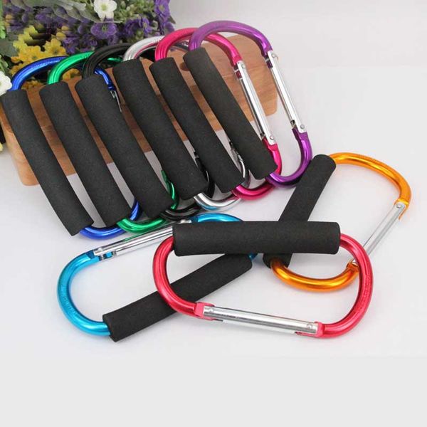 kimter large d-style key rings carry handle with sponge for shopping bags stroller carrying multipurpose snap hook buckle dhl p89fa, Slivery;golden
kimter large d-style key rings carry handle with sponge for shopping bags stroller carrying multipurpose snap hook buckle dhl p89fa, Slivery;golden