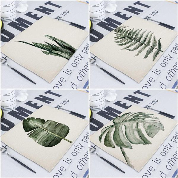 mats & pads monstera plant 42*32cm drink coasters placemats linen print table american mat for bowl
mats & pads monstera plant 42*32cm drink coasters placemats linen print table american mat for bowl