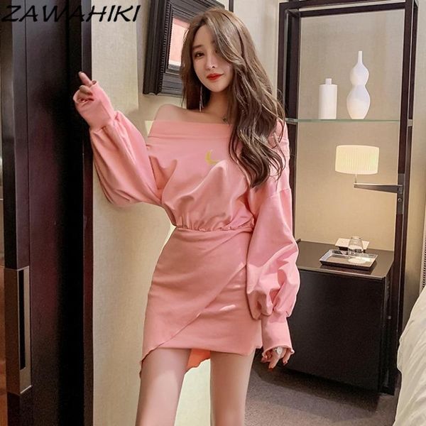 casual dresses zawahiki mid-length irregular bag hip dress women slash neck a-line office lady solid autumn long sleeve vestidos, Black;gray
casual dresses zawahiki mid-length irregular bag hip dress women slash neck a-line office lady solid autumn long sleeve vestidos, Black;gray