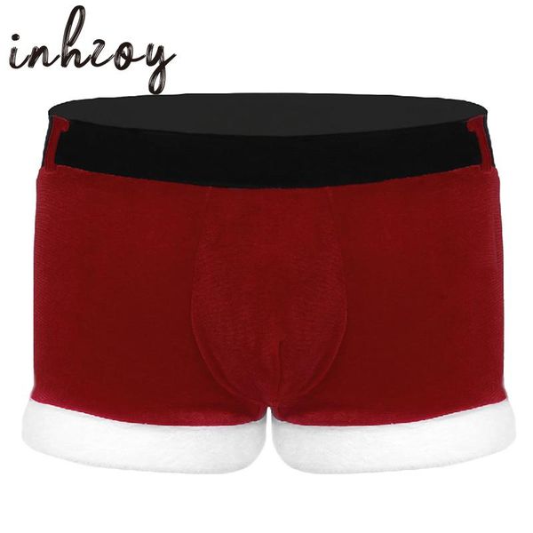 underpants men red velvet christmas underwear santa cosplay fancy costume panties holiday party festival rave boxer shorts sexy, Black;white
underpants men red velvet christmas underwear santa cosplay fancy costume panties holiday party festival rave boxer shorts sexy, Black;white