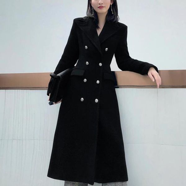 women's wool & blends fashion winter ol woolen coat women double breasted slim black blend overcoat
women's wool & blends fashion winter ol woolen coat women double breasted slim black blend overcoat