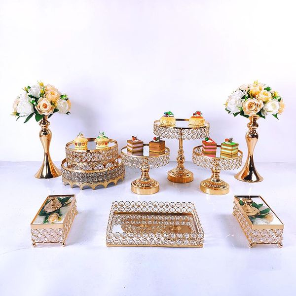 other bakeware 10pcs crystal cake rack set metal mirrors cupcake decorate dessert wedding party display trays
other bakeware 10pcs crystal cake rack set metal mirrors cupcake decorate dessert wedding party display trays