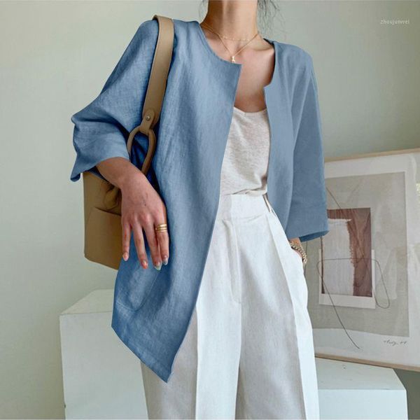 women's jackets women's fashion cardigans 2022 spring summer cotton linen 3/4 sleeve outwears casual solid loose oversized 7, Black;brown
women's jackets women's fashion cardigans 2022 spring summer cotton linen 3/4 sleeve outwears casual solid loose oversized 7, Black;brown