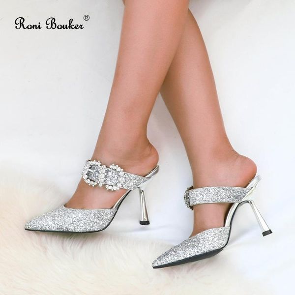 roni bouker fashion design woman silver wedding shoes women handmade genuine leather high heel sandals women's diamante heels, Black
roni bouker fashion design woman silver wedding shoes women handmade genuine leather high heel sandals women's diamante heels, Black