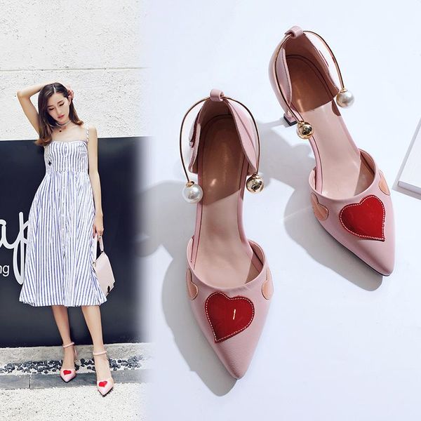 baotou sandals female fine with summer 2021 pink fairy wind tip love sweet shallow mouth word high heels, Black
baotou sandals female fine with summer 2021 pink fairy wind tip love sweet shallow mouth word high heels, Black