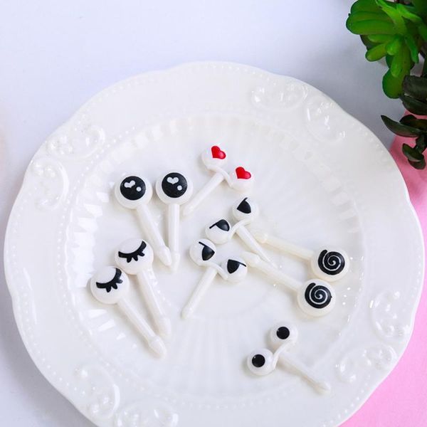 forks 10pcs/set mini cute eye fruit fork reusable cartoon plastic eyes sandwich ers decoration home kitchen accessories
forks 10pcs/set mini cute eye fruit fork reusable cartoon plastic eyes sandwich ers decoration home kitchen accessories