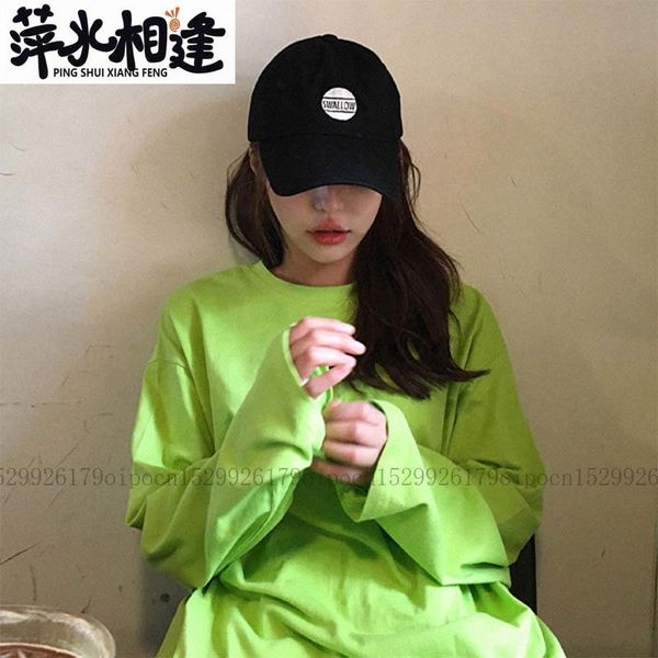 women's t-shirt autumn o-neck casual fashion large size loose green vintage solid color harajuku long-sleeved hip-hop cotton, White
women's t-shirt autumn o-neck casual fashion large size loose green vintage solid color harajuku long-sleeved hip-hop cotton, White