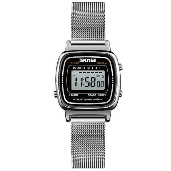 women's watch mesh belt stainless steel square adujustable strap waterproof digital watches for women wristwatches, Slivery;brown
women's watch mesh belt stainless steel square adujustable strap waterproof digital watches for women wristwatches, Slivery;brown