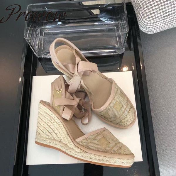 dress shoes prowow summer gladiator lace up espadrilles women sandals high heel wedges lady zapatos mujer, Black
dress shoes prowow summer gladiator lace up espadrilles women sandals high heel wedges lady zapatos mujer, Black