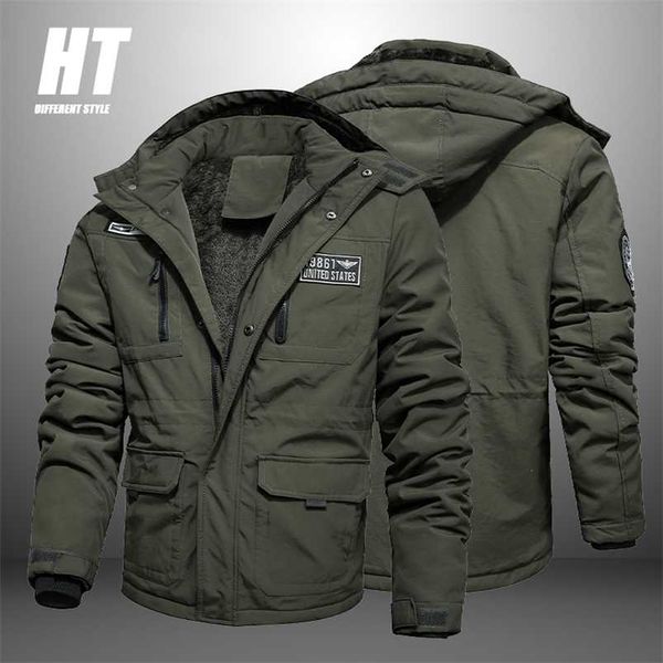 winter military jacket men brand quality windbreaker warm outdoor fleece lined overcoat casual slim tactical coat male parkas 211103, Black
winter military jacket men brand quality windbreaker warm outdoor fleece lined overcoat casual slim tactical coat male parkas 211103, Black