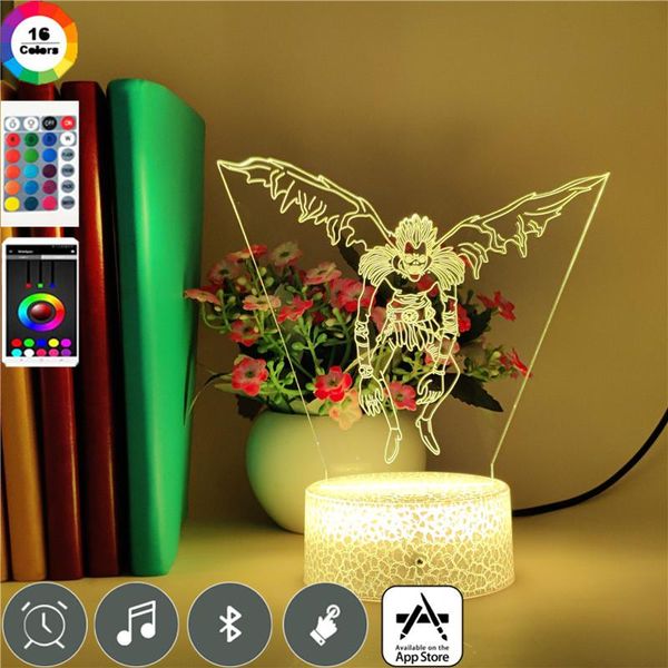 night lights rgb light led ryuk figure 3d desk lamp decorative nightlight death note atmosphere club party decor teenagers kids gift
night lights rgb light led ryuk figure 3d desk lamp decorative nightlight death note atmosphere club party decor teenagers kids gift