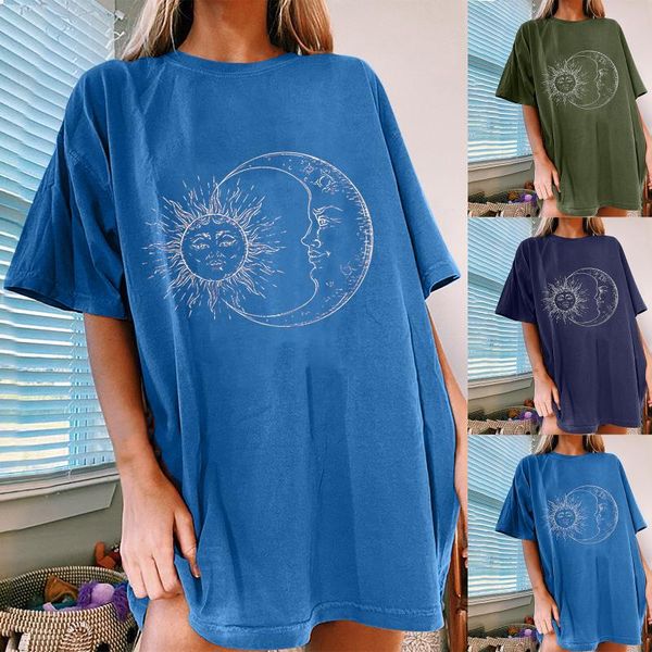 vintage women's t-shirts sun moon printed pattern shirts casual short sleeve pullovers t-shirt harajuku man woman clothes, White
vintage women's t-shirts sun moon printed pattern shirts casual short sleeve pullovers t-shirt harajuku man woman clothes, White