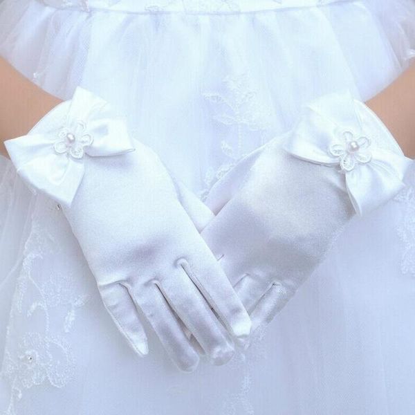 children's mittens lovely elastic girl etiquette performance gloves satin pearl flower lace bow short children princess dance glove l44, White
children's mittens lovely elastic girl etiquette performance gloves satin pearl flower lace bow short children princess dance glove l44, White