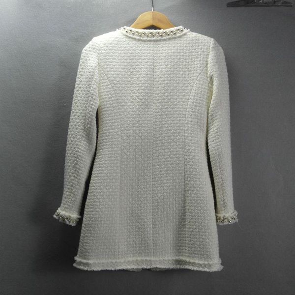 women's jackets jacket white tweed and long sections autumn / winter long-sleeved small fragrant wind windbreaker coat heavy beaded, Black;brown
women's jackets jacket white tweed and long sections autumn / winter long-sleeved small fragrant wind windbreaker coat heavy beaded, Black;brown