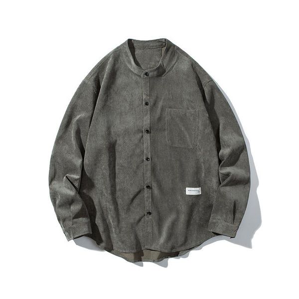 men's dress shirts 5xl 6xl 7xl plus size corduroy shirt for men long sleeve stand collar smart casual male offices formal wear fashion, White;black
men's dress shirts 5xl 6xl 7xl plus size corduroy shirt for men long sleeve stand collar smart casual male offices formal wear fashion, White;black