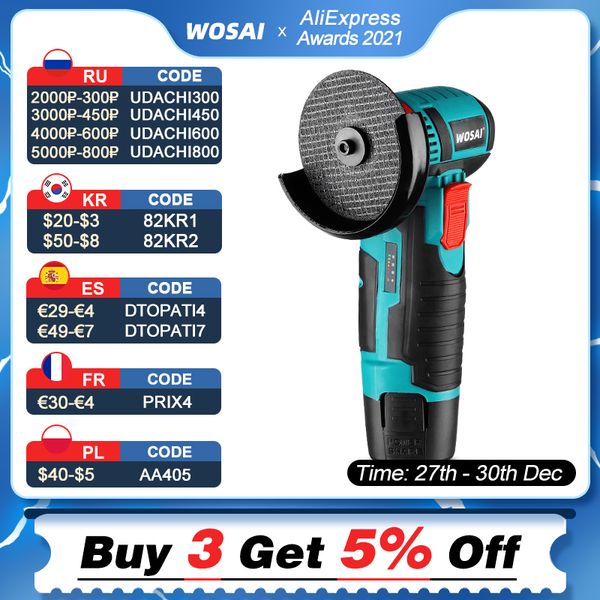 wosai 12v brushless angle grinder 19500rpm electric polishing grinding machine mini cordless cutting lithium battery power tools
wosai 12v brushless angle grinder 19500rpm electric polishing grinding machine mini cordless cutting lithium battery power tools
