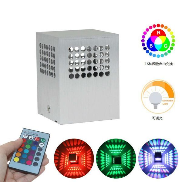 wall lamp type colorful ac85 - 265v modern aluminium alloy bring remote discoloration control corridor ktv
wall lamp type colorful ac85 - 265v modern aluminium alloy bring remote discoloration control corridor ktv
