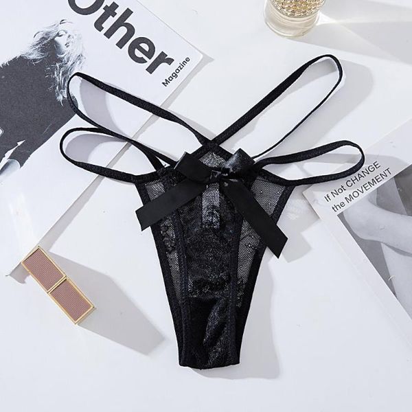 women's panties bandage bow hollow mesh underwear solid color transparent lace thong low waist seamless for female lingerie, Black;pink
women's panties bandage bow hollow mesh underwear solid color transparent lace thong low waist seamless for female lingerie, Black;pink