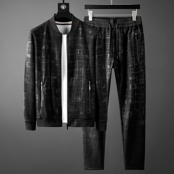 tracksuit shirt sets (hoodies+pants) luxury sport jacquard mens hoodies fashion autumn winter elastic waist man pants plus size 5xl, Gray
tracksuit shirt sets (hoodies+pants) luxury sport jacquard mens hoodies fashion autumn winter elastic waist man pants plus size 5xl, Gray