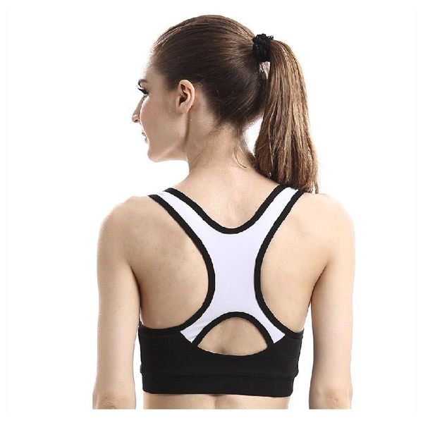 gym clothing quick dry fashion sports running shockproof fitness underwear women stitching yoga vest sport bra wear for, White;black
gym clothing quick dry fashion sports running shockproof fitness underwear women stitching yoga vest sport bra wear for, White;black