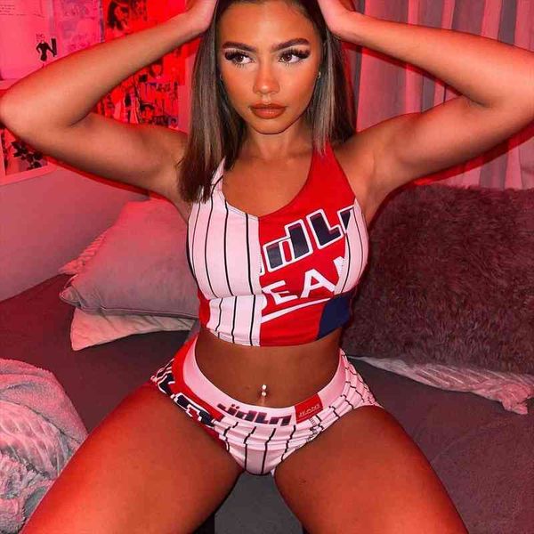 women summer print patchwork tracksuits young soft elastic mini tank high waist short pant sporty two piece set, Gray
women summer print patchwork tracksuits young soft elastic mini tank high waist short pant sporty two piece set, Gray