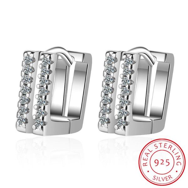 hoop & huggie simple style real 925 sterling silver crystal square geometric earrings for women fashion jewelry bijoux lovely gift, Golden;silver
hoop & huggie simple style real 925 sterling silver crystal square geometric earrings for women fashion jewelry bijoux lovely gift, Golden;silver