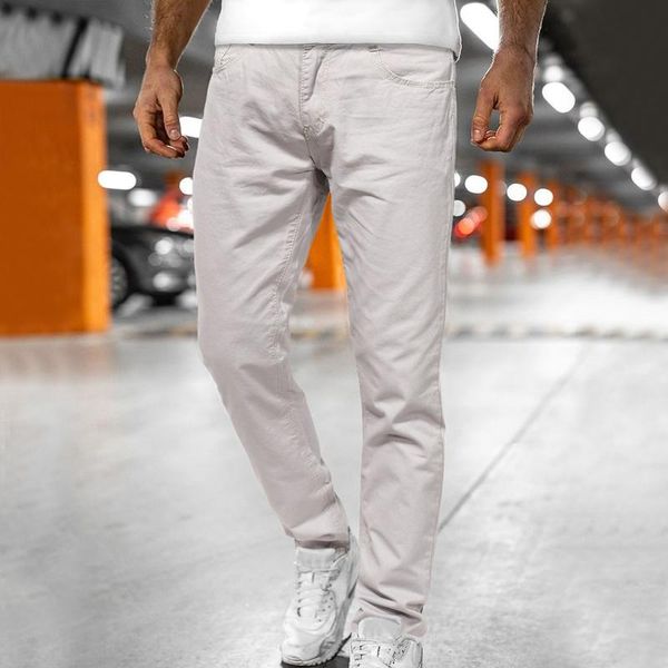 men's pants casual men spring summer business fashion comfortable stretch cotton mid-waist straigh jeans trousers long, Black
men's pants casual men spring summer business fashion comfortable stretch cotton mid-waist straigh jeans trousers long, Black