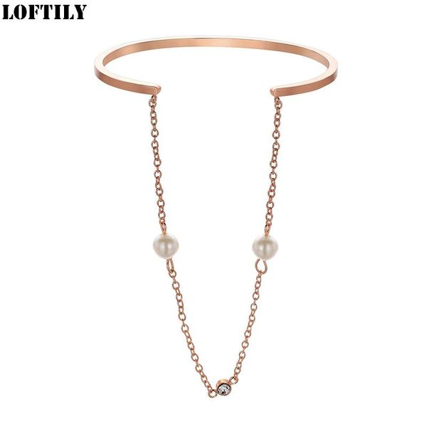 copper rose gold plate bangle for women stainless steel gift family lover mantra chain bangles, Black