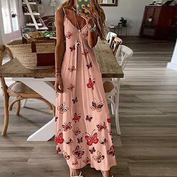 casual dresses plus size women's maxi dress butterfly printerd sleeveless summer v neck sundress ladies holiday 2021 robe, Black;gray
casual dresses plus size women's maxi dress butterfly printerd sleeveless summer v neck sundress ladies holiday 2021 robe, Black;gray