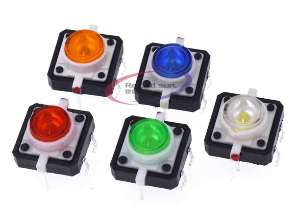 integrated circuits 5pcs 1 set 12x12x7.3 tactile push button switch momentary tact led 5 color 12x12x7.3mm 12*12*7.3mm
integrated circuits 5pcs 1 set 12x12x7.3 tactile push button switch momentary tact led 5 color 12x12x7.3mm 12*12*7.3mm