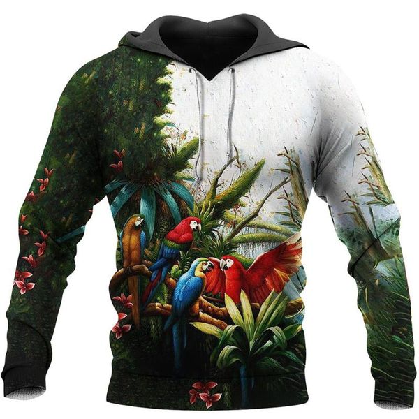 men's hoodies & sweatshirts fashion sweatshirt cute parrot 3d overall printed zipper hoodie harajuku street long sleeve costume, Black
men's hoodies & sweatshirts fashion sweatshirt cute parrot 3d overall printed zipper hoodie harajuku street long sleeve costume, Black