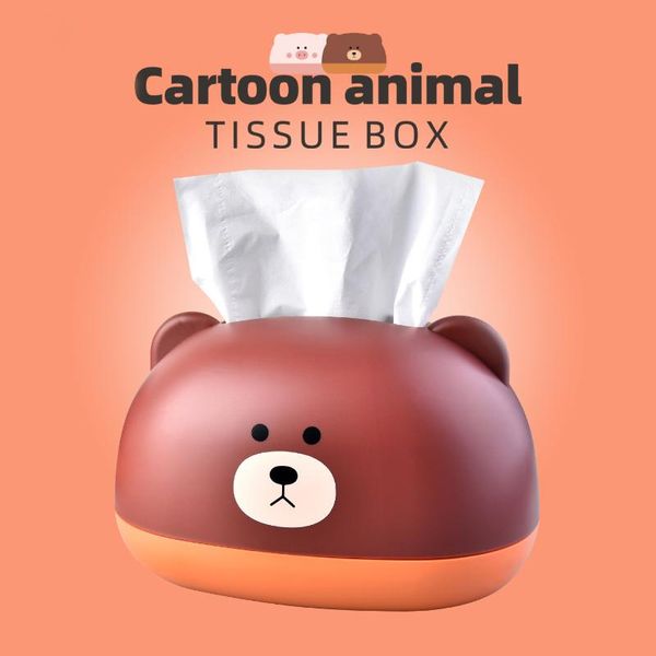 tissue boxes & napkins box cartoon bear/pig napkin paper dispenser holder cute animal bathroom ornament for home office
tissue boxes & napkins box cartoon bear/pig napkin paper dispenser holder cute animal bathroom ornament for home office