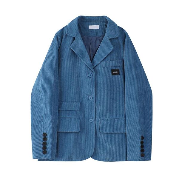 women's suits & blazers coat women elegant vintage thick blue suit blazer jacket 2021 autumn winter office lady outwear female fashion, White;black
women's suits & blazers coat women elegant vintage thick blue suit blazer jacket 2021 autumn winter office lady outwear female fashion, White;black