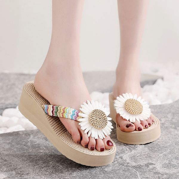 women slipper sandals weave beach breathable sandals home slipper flower flip-flops wedges shoes casual slides flip flop 2021, Black
women slipper sandals weave beach breathable sandals home slipper flower flip-flops wedges shoes casual slides flip flop 2021, Black