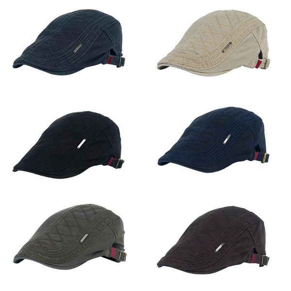 visors grid pattern retro autumn winter cotton men flat peaked cap sboy hunting hat, Blue;gray
visors grid pattern retro autumn winter cotton men flat peaked cap sboy hunting hat, Blue;gray