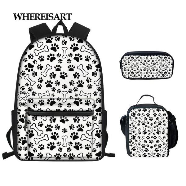 school bags whereisart funny dog paws printing book bag for kids cute bones child bookbag elementary primary schoolbag student
school bags whereisart funny dog paws printing book bag for kids cute bones child bookbag elementary primary schoolbag student