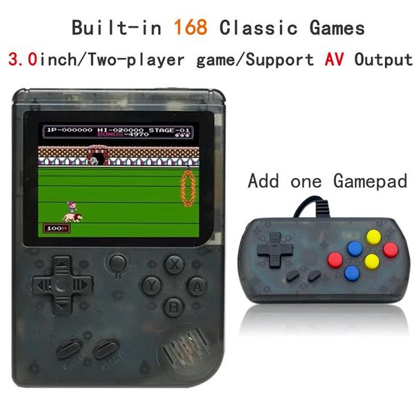 retro handheld game console 3.0 inch built-in 168 games two player portable video 8 bit mini players
retro handheld game console 3.0 inch built-in 168 games two player portable video 8 bit mini players