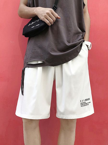 shorts casual men's pants fashion brand summer thin trend loose wear capris versatile, Black
shorts casual men's pants fashion brand summer thin trend loose wear capris versatile, Black