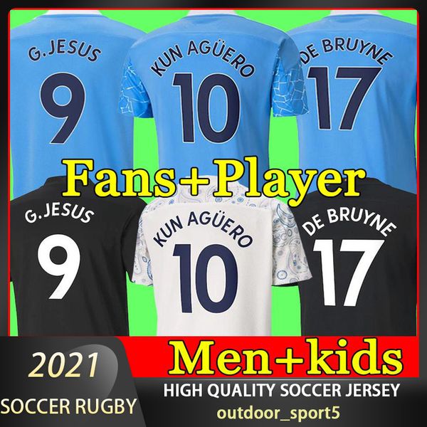 2020 2021 manchester soccer jersey 20 21 g. jesus city sterling ferran de bruyne kun aguero football shirts man uniform men + kids kit, Black
2020 2021 manchester soccer jersey 20 21 g. jesus city sterling ferran de bruyne kun aguero football shirts man uniform men + kids kit, Black