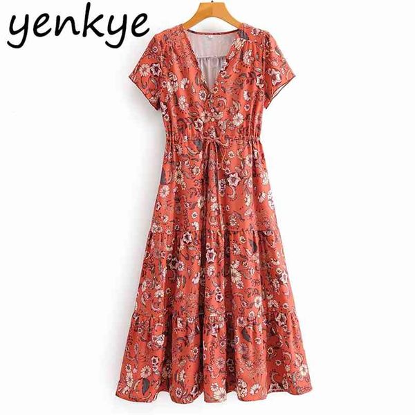 vintage floral print holiday women short sleeve v neck sundress robe drawstring waist a-line casual dress summer 210514, Black;gray
vintage floral print holiday women short sleeve v neck sundress robe drawstring waist a-line casual dress summer 210514, Black;gray