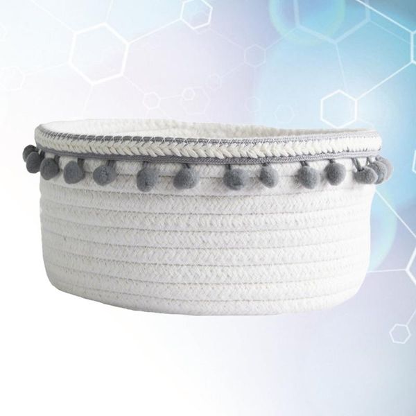 cotton rope knit deskstorage basket simple plush decor for sundries key phone (random color plush) baskets
cotton rope knit deskstorage basket simple plush decor for sundries key phone (random color plush) baskets