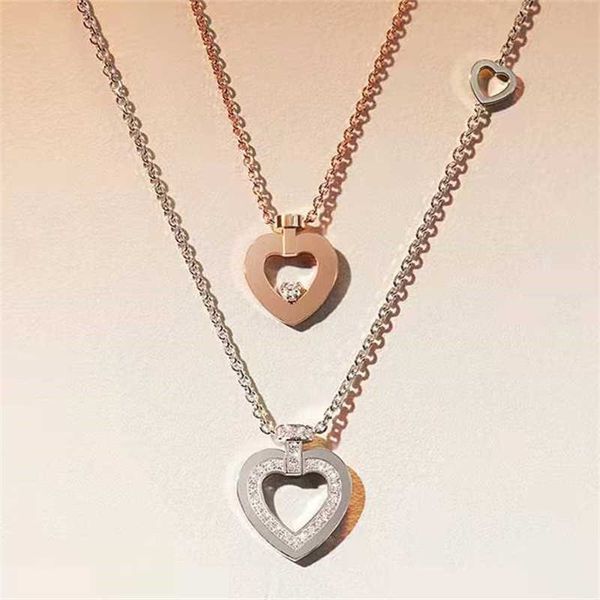 100% sterling silver women's heart necklace, famous brand jewelry, wholesale, 925 
100% sterling silver women's heart necklace, famous brand jewelry, wholesale, 925