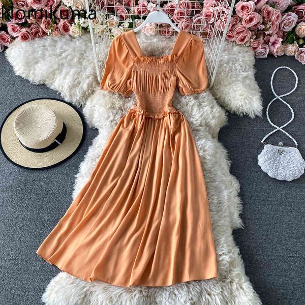 nomikuma square collar elegant dresses spring summer women dress puff short sleeve stretch slim waist korean vestido 6f928 210427, Black;gray
nomikuma square collar elegant dresses spring summer women dress puff short sleeve stretch slim waist korean vestido 6f928 210427, Black;gray