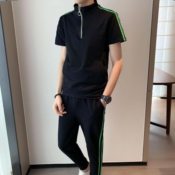 men's tracksuits t-shirt set summer tracksuit casual sets men sports suit + pant 2 piece brand sportswear slim outfits, Gray
men's tracksuits t-shirt set summer tracksuit casual sets men sports suit + pant 2 piece brand sportswear slim outfits, Gray