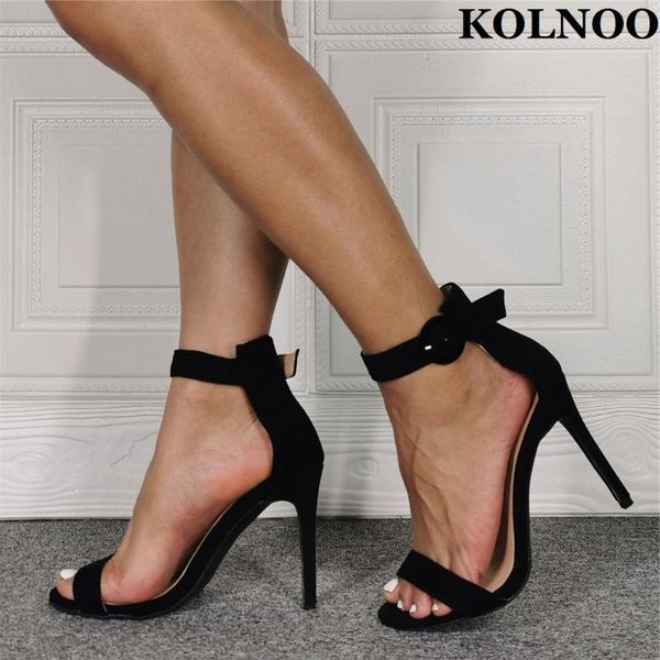 sandals kolnoo handmade simple eurolish style womens high heels buckle ankle strap kid suede summer evening fashion black shoes
sandals kolnoo handmade simple eurolish style womens high heels buckle ankle strap kid suede summer evening fashion black shoes