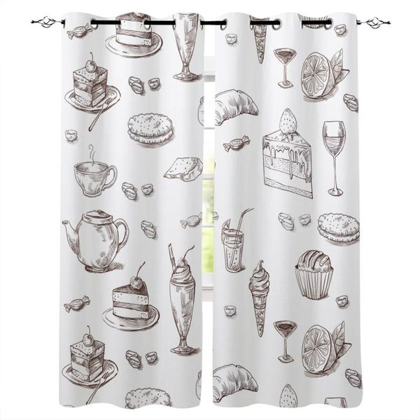 afternoon dessert white windows curtains living room bedroom kitchen for children drapes window treatments curtain &
afternoon dessert white windows curtains living room bedroom kitchen for children drapes window treatments curtain &