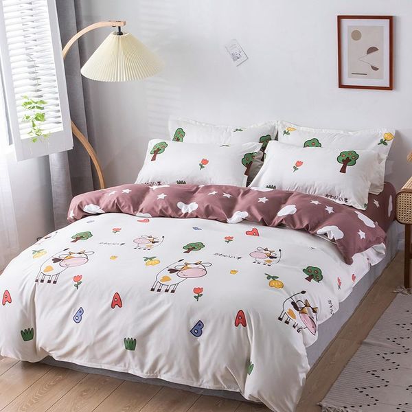 bedding sets cartoon white kawaii cow kids comforter set cute luxury fashion king twin size bed linen duvet cover gift
bedding sets cartoon white kawaii cow kids comforter set cute luxury fashion king twin size bed linen duvet cover gift