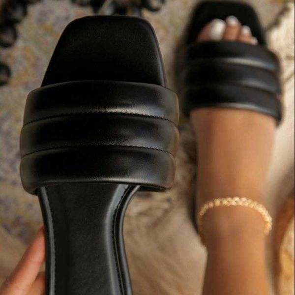 slippers girl's simple solid fashion square toe beach slides casual shoes light comfortable sandal big size 43, Black
slippers girl's simple solid fashion square toe beach slides casual shoes light comfortable sandal big size 43, Black