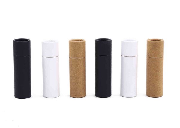 eco friendly 0.3oz - 50 pcs/lot cardboard lip balm tubes kraft black white 100% biodegradable cardboard cosmetic push up tubes 210331
eco friendly 0.3oz - 50 pcs/lot cardboard lip balm tubes kraft black white 100% biodegradable cardboard cosmetic push up tubes 210331